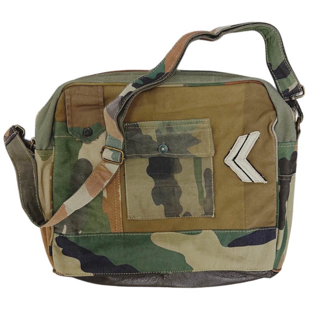 Vintage Addiction Camo Crossbody Bag